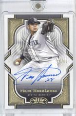 Felix Hernandez [Bronze Ink] Baseball Cards 2023 Topps Tier One Autographs Prices