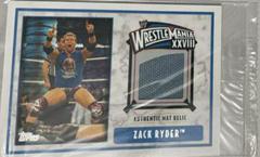 Zack Ryder Wrestling Cards 2012 Topps WWE WrestleMania XXVIII Mat Relics Prices