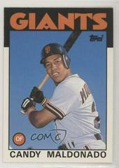 Candy Maldonado #69T Baseball Cards 1986 Topps Traded Prices