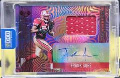 Frank Gore [Red] Football Cards 2021 Panini Illusions Immortalized Jersey Autographs Prices