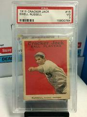 Ewell Russell Baseball Cards 1915 Cracker Jack Prices