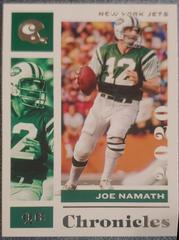 Joe Namath #75 Football Cards 2020 Panini Chronicles Prices