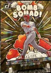 Juan Gonzalez #BS7 Baseball Cards 2023 Panini Donruss Bomb Squad Prices