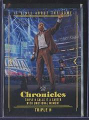 Triple H #HHH-50 Wrestling Cards 2022 Panini Chronicles WWE It's All About the Game Prices