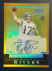 Philip Rivers [Autograph Gold Refractor] #223 Football Cards 2004 Bowman Chrome Prices