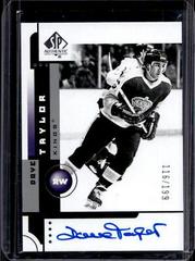 Dave Taylor #01RA-DV Hockey Cards 2021 SP Authentic 2001-02 Retro Autographs Prices