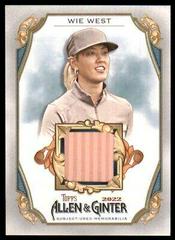 Michelle Wie West Baseball Cards 2022 Topps Allen & Ginter Relics B Prices