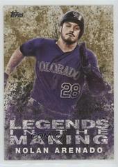 Nolan Arenado [Gold] Baseball Cards 2018 Topps Legends in the Making Prices