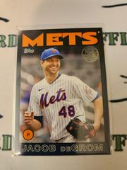 Jacob deGrom [Black] Baseball Cards 2021 Topps Update 1986 35th Anniversary Prices