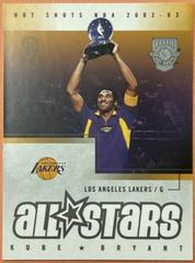 Kobe Bryant Basketball Cards 2002 Fleer Hot Shots Prices