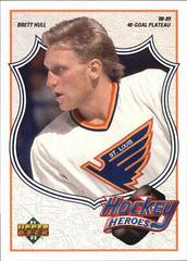 Brett Hull [1988 40 Goal Plateau] #6 Hockey Cards 1991 Upper Deck Brett Hull Heroes Prices