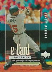 Andruw Jones #E1 Baseball Cards 2001 Upper Deck E Card Prices