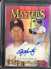 Edgar Martinez [Red Refractor] #97FMA-EM Baseball Cards 2021 Topps Finest 1997 Masters Autographs Prices