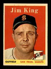 Jim King #332 Baseball Cards 1958 Topps Prices