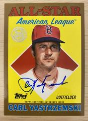 Carl Yastrzemski [Gold] #88ASA-CYA Baseball Cards 2023 Topps 1988 All Star Autographs Prices