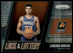 Cameron Johnson Basketball Cards 2019 Panini Prizm Luck of the Lottery Prices