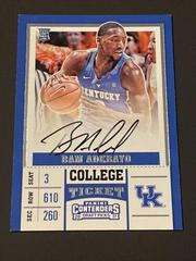 Bam Adebayo [College Ticket Autograph] #64 Basketball Cards 2017 Panini Contenders Draft Picks Prices