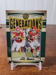 Tony Gonzalez, Travis Kelce [Green] #G-9 Football Cards 2022 Panini Legacy Generations Prices