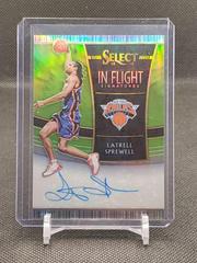 Latrell Sprewell [Neon Green Prizm] Basketball Cards 2018 Panini Select in Flight Signatures Prices
