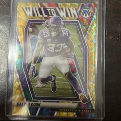 Dalvin Cook [Reactive Yellow] #WW-12 Football Cards 2021 Panini Mosaic Will to Win Prices