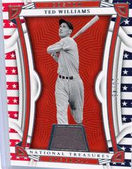 Ted Williams #31 Baseball Cards 2023 Panini National Treasures Red White and Blue Prices