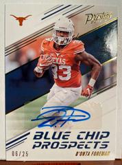 D'Onta Foreman [Autograph] #18 Football Cards 2017 Panini Prestige Blue Chip Prospects Prices