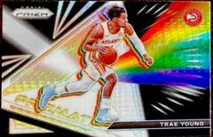 Trae Young [Hyper Prizm] #17 Basketball Cards 2021 Panini Prizm Prizmatic Prices