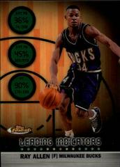 Ray Allen Basketball Cards 1999 Finest Leading Indicators Prices