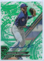 Addison Russell [Autograph Green Rainbow] #AR Baseball Cards 2017 Topps High Tek Prices