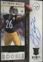 LE'Veon Bell [Catching Autograph] #221 Football Cards 2013 Panini Contenders Prices