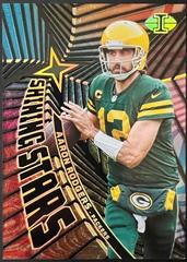 Aaron Rodgers [Black] Football Cards 2022 Panini Illusions Shining Stars Prices