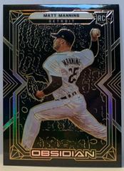 Matt Manning [Orange] #7 Baseball Cards 2022 Panini Chronicles Obsidian Prices