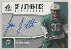 Jason Allen Football Cards 2006 SP Authentic Autographs Prices