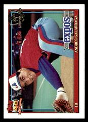 Andres Galarraga #610 Baseball Cards 1991 Topps Desert Shield Prices