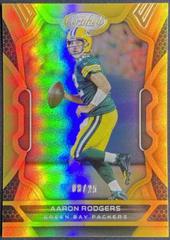 Aaron Rodgers [Gold] #36 Football Cards 2022 Panini Certified Prices
