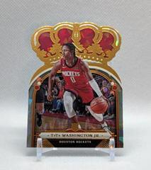 TyTy Washington Jr. [Crystal] #12 Basketball Cards 2022 Panini Crown Royale Prices