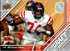 Michael Oher #44 Football Cards 2009 Upper Deck Draft Edition Prices