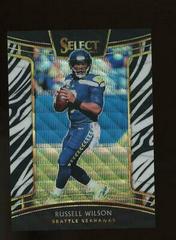 Russell Wilson [Zebra Prizm] Football Cards 2018 Panini Select Prices