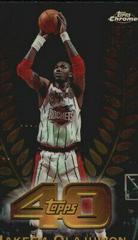Hakeem Olajuwon [Refractor] #T38 Basketball Cards 1997 Topps Chrome Topps 40 Prices
