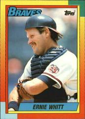 Ernie Whitt #128T Baseball Cards 1990 Topps Traded Tiffany Prices