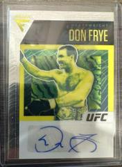 Don Frye #FA-DFR Ufc Cards 2021 Panini Chronicles UFC Flux Auto Prices