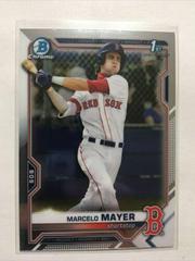 Marcelo Mayer Baseball Cards 2021 Bowman Draft Chrome Prices