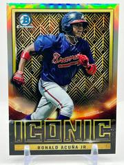 Ronald Acuna Jr. Baseball Cards 2023 Bowman Chrome Iconic Prices
