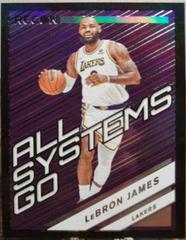 LeBron James #6 Basketball Cards 2021 Panini Recon All Systems Go Prices