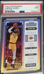LeBron James [Play In] Basketball Cards 2022 Panini Contenders Prices