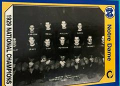 1929 National Champions Football Cards 1990 Notre Dame Collegiate Collection Prices