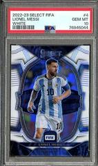 Lionel Messi [White] #4 Soccer Cards 2022 Panini Select FIFA Prices