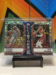 Stephen Curry, Trae Young [Holo Fast Break] #2 Basketball Cards 2022 Panini Donruss Optic All Stars Prices