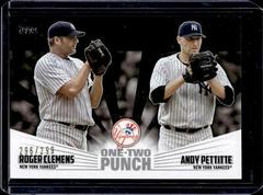 Andy Pettitte, Roger Clemens [Black] #12P-6 Baseball Cards 2023 Topps One Two Punch Prices