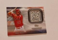 Mike Trout #70LP-MT Baseball Cards 2021 Topps 70th Anniversary Logo Patch Prices